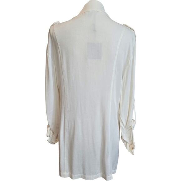 JLuxabel NWT Zip-up Cream Jacket Dress Sz Small - Picture 5 of 15